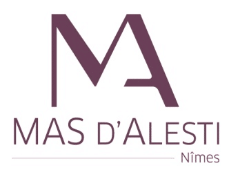 Le logo de la mas d'alesti de nimes