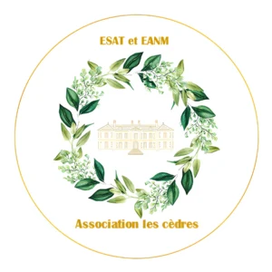 Le logo de l'esat et de l'eamn des Cèdres