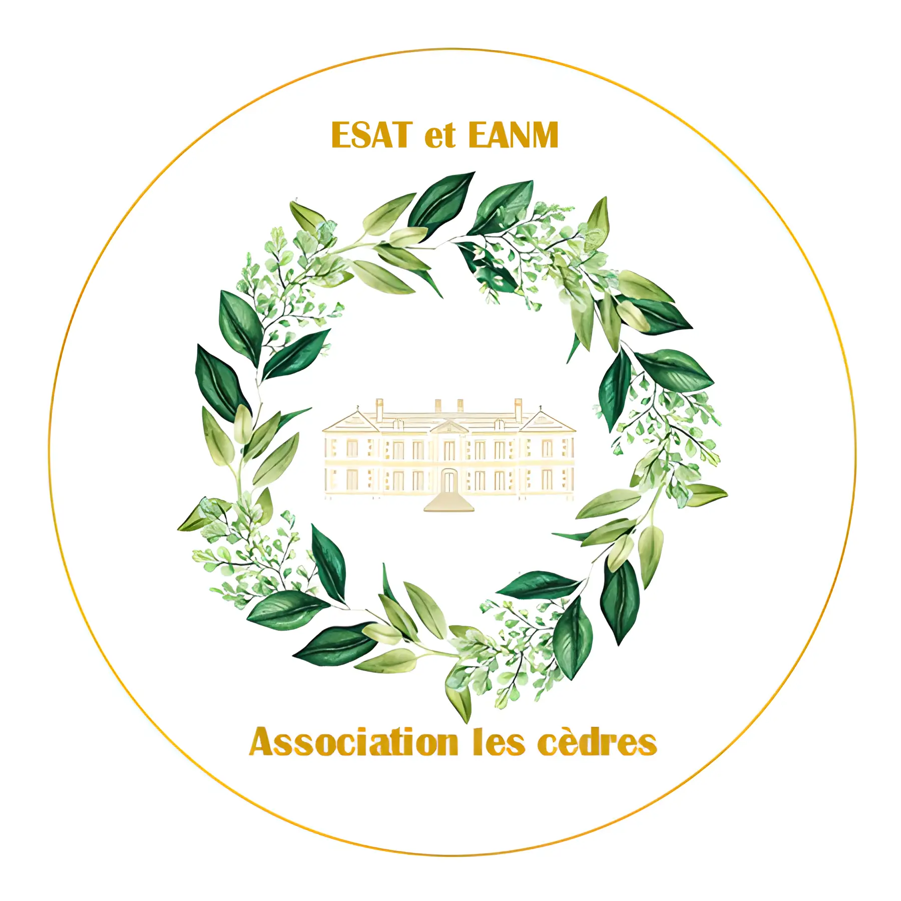 Le logo de l'esat et de l'eamn des C&egrave;dres